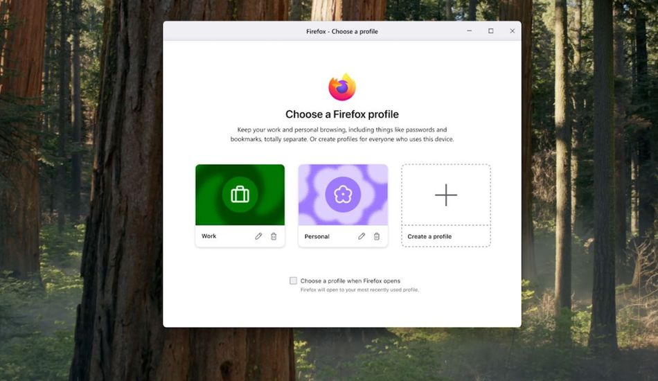 Perfis Firefox