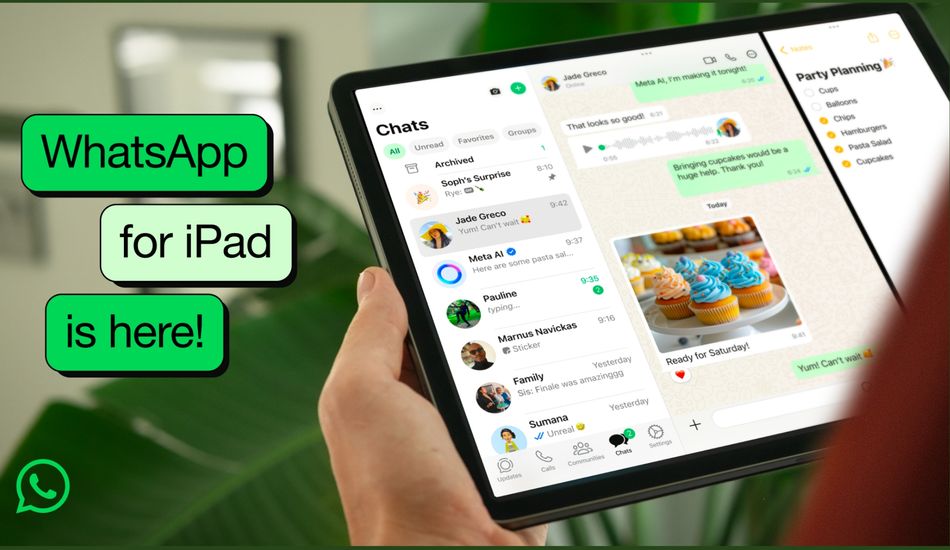 Aplicativo WhatsApp iPad
